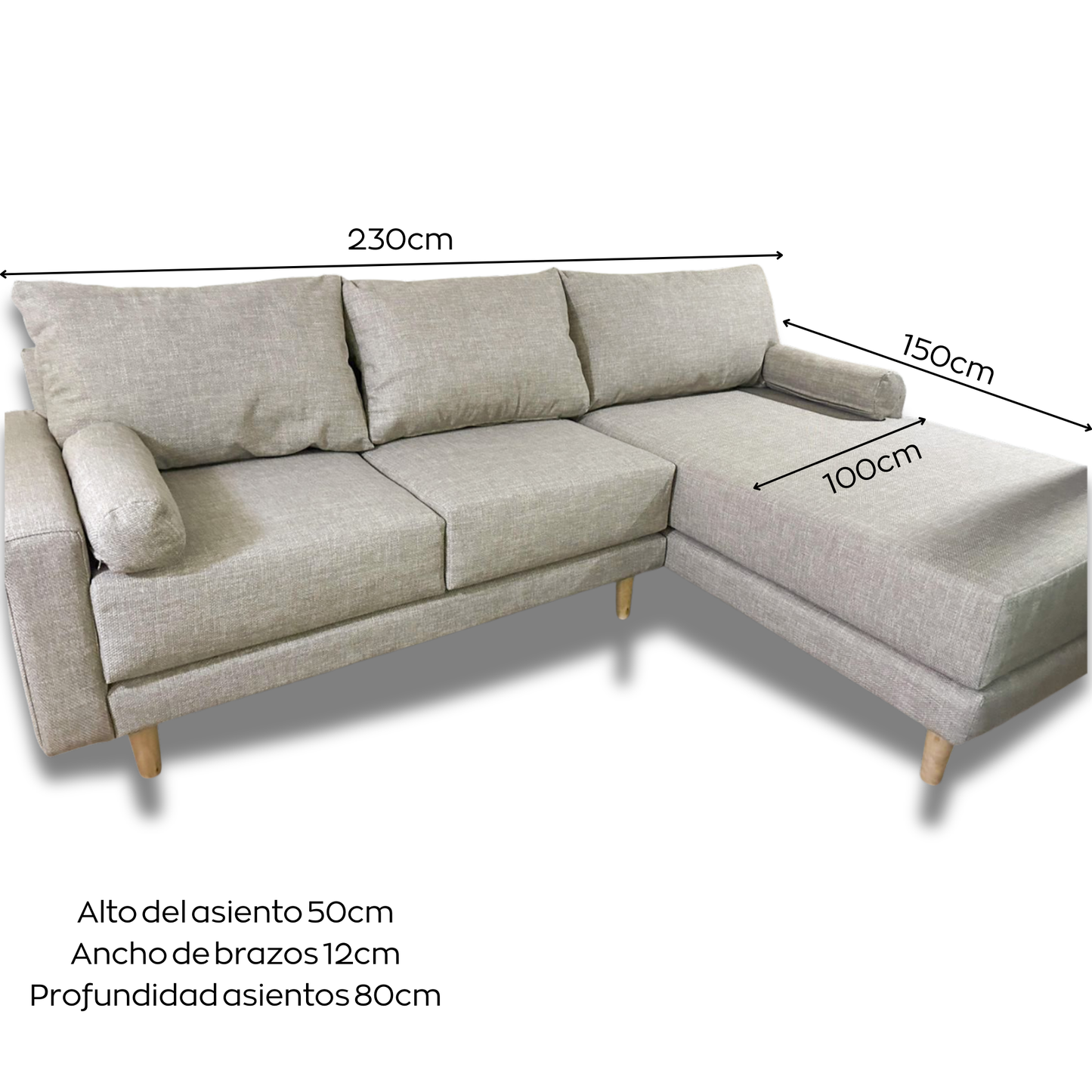 Sofá Seccional Nivara